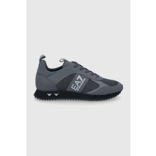 Emporio Armani EA7, Sneaker textilrészletekkel, Szénszürke, 9 férfi cipő