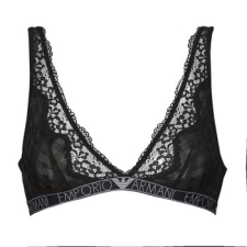 Emporio Armani Merevítő nélküliek VICHY MESH LACE Fekete EU M melltartó