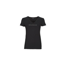 Emporio Armani Rövid ujjú pólók T-SHIRT V NECK Fekete EU XS