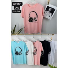  EMT Póló pamut női póló mintás – 2XL/3XL női póló