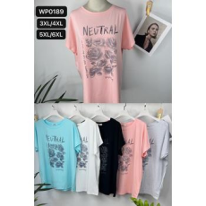  EMT Póló pamut női póló mintás – 3XL/4XL