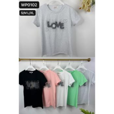  EMT Póló pamut női póló mintás – L/XL női póló