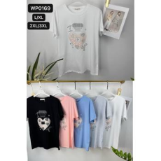  EMT Póló pamut női póló mintás – L/XL Fehér