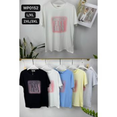  EMT Póló pamut női póló mintás – L/XL Sárga