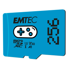 Emtec 256GB Gaming microSDXC UHS-I U3 V30 A1/A2 Memóriakártya (ECMSDM256GXCU3G) memóriakártya