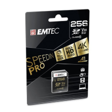 Emtec 256GB microSDXC Emtec SpeedIN Pro UHS-I U3 V30 + adapter (ECMSD256GXC10SP) memóriakártya
