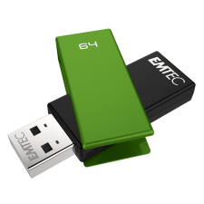 Emtec C350 Brick Pendrive, 64Gb, USB 2.0, zöld (Ecmmd64Gc352) pendrive