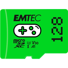 Emtec Memóriakártya, microSD, 128GB, UHS-I/U3/V30/A1, EMTEC &quot;Gaming&quot; memóriakártya