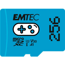 Emtec Memóriakártya, microSD, 256GB, UHS-I/U3/V30/A1, EMTEC Gaming (MEMSG256) memóriakártya