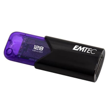 Emtec Pen Drive 128GB Emtec B110 Click Easy 3.0 USB 3.0 fekete-lila (ECMMD128GB113) (ECMMD128GB113) pendrive