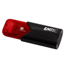 Emtec Pendrive, 16GB, USB 3.2, EMTEC "B110 Click Easy", fekete-piros pendrive