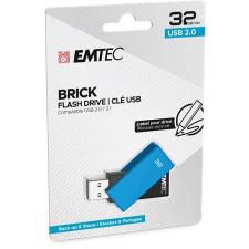 Emtec Pendrive, 32GB, USB 2.0, EMTEC "C350 Brick", kék pendrive