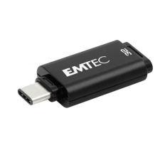 Emtec Pendrive, 32GB, USB-C 3.2, EMTEC "D400 Type-C", fekete pendrive