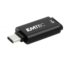 Emtec Pendrive, 64GB, USB-C 3.2, EMTEC D400 Type-C, fekete (UE64GUC) pendrive