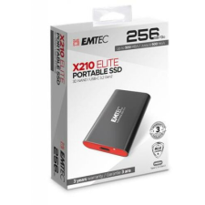 Emtec SSD (külső memória), 256GB, USB 3.2, 500/500 MB/s, EMTEC "X210" merevlemez