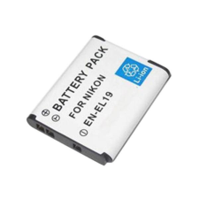 EN-EL19 500 mAh akkumulátor, Kamera fotógép akku (utángyártott) digitális fényképező akkumulátor
