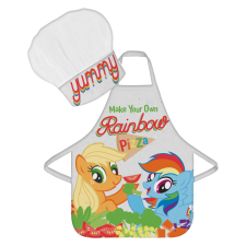 Én kicsi pónim Rainbow Pizza gyerek kötény 2 darabos szett konyhakészlet