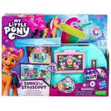  Én kicsi Pónim Sunny starscout és smoothie-s kocsi játékfigura