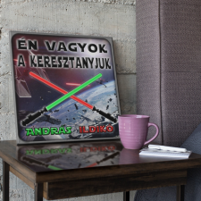  Én vagyok a keresztanyjuk - Star Wars Vászonkép (Személyre szabható) grafika, keretezett kép