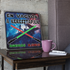  Én vagyok a keresztapjuk - Star Wars Vászonkép (Személyre szabható) grafika, keretezett kép