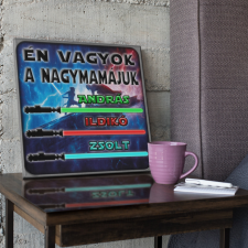 Én vagyok a nagymamájuk - Star Wars Vászonkép (Személyre szabható) grafika, keretezett kép