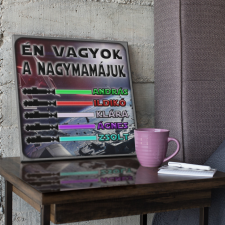 Én vagyok a nagymamájuk - Star Wars Vászonkép (Személyre szabható) grafika, keretezett kép