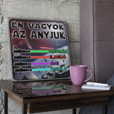 Én vagyok az anyjuk - Star Wars Vászonkép (Személyre szabható) grafika, keretezett kép