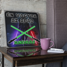 Én vagyok az apád - Star Wars Vászonkép (Személyre szabható) grafika, keretezett kép