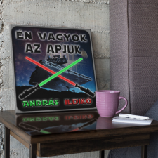  Én vagyok az apjuk - Star Wars Vászonkép (Személyre szabható) grafika, keretezett kép