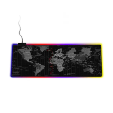 EnbShop Yelandar RGB Ledes Világtérképes Gamer egérpad nagyméretű 80x30 cm - holm3971 asztali számítógép kellék