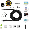 EndoCam Cső kamera, endoszkóp kamera, 5m kábel USB csatlakozás, azonnali képrögzítés, Android felhasználásra is, 7mm átmérőjű kamera, extra közeli fókuszpont, vízálló!