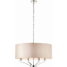Endon Lighting Endon glamour modern csillár vienna bézs polírozott nikkel end70074 világítás