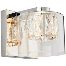 Endon Lighting Endon glamour modern fali lámpa verina króm átlátszó end76521 világítás