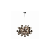 Endon Lighting ENDON Infinity Infinity 8lt Pendant Black chrome plate & dark chromed glass 8 x 3W LED G9 - ED-80124