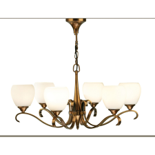 Endon Lighting Endon klasszikus csillár columbia sárgaréz opál end63438 világítás