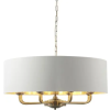 Endon Lighting Endon klasszikus csillár highclere antik sárgaréz fehér end98938