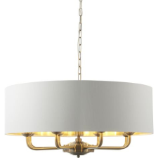 Endon Lighting Endon klasszikus csillár highclere antik sárgaréz fehér end98938 világítás