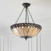 Endon Lighting Endon klasszikus tiffany függeszték brooklyn sötétbarna sokszínű end63976