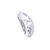 Endorfy Egér - LIV Onyx White (Honeycomb, 8000 DPI, ARGB, PixArt PAW3311, optikai, 1,8m, fehér) (EY6A021)