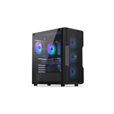 Endorfy Regnum 400 ARGB Tempered Glass Black EY2A009 számítógép ház