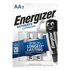 ENERGIZER Elem, AA ceruza, 2 db, Lítium, ENERGIZER &quot;Ultimate Lithium&quot; ceruzaelem