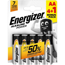 ENERGIZER Elem, AA ceruza, 4+1 db, ENERGIZER &quot;Alkaline Power&quot; ceruzaelem