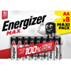ENERGIZER Elem, AA ceruza, 8 db, ENERGIZER "Max"
