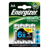 ENERGIZER Tölthető elem, AA ceruza, 4x2300 mAh, előtöltött, ENERGIZER Extreme (EAKU09)