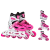 ENERO 4 in 1 görkorcsolya jégkorcsolya állítható Pink 34-37 ENERO
