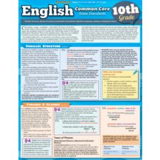  English Common Core 10th Grade – BarCharts Inc naptár, kalendárium