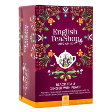  English Tea Shop Bio Gyömbéres Barack fekete tea 20 db tea
