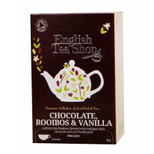 English Tea Shop ETS 20 Bio Csokoládé Vanília Rooibos Tea 20 db biokészítmény