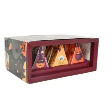 English Tea Shop Halloween bio teaválogatás -12 db lebomló piramis teafilter ajándéktárgy