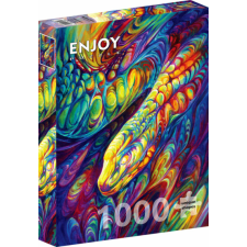 Enjoy 1000 db-os puzzle - Rainbow Snake (2015) puzzle, kirakós